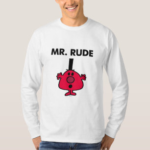 Herr Rude   Roter Gefechtsangst T-Shirt