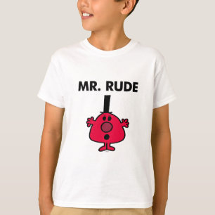 Herr Rude   Roter Gefechtsangst T-Shirt