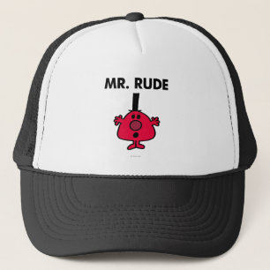 Herr Rude Roter Gefechtsangst Truckerkappe