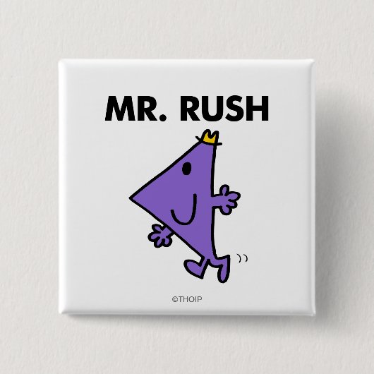 Herr Rush | Schnelle Pace Button (Vorderseite)