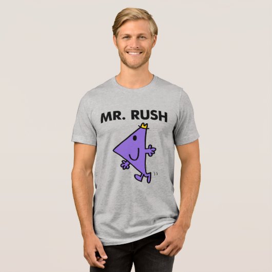 Herr Rush | Schnelle Pace Tri-Blend Shirt (Vorderseite voll)