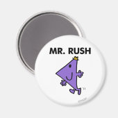 Herr Rush | Schnelles Tempo Magnet (Vorderseite/Rückseite)