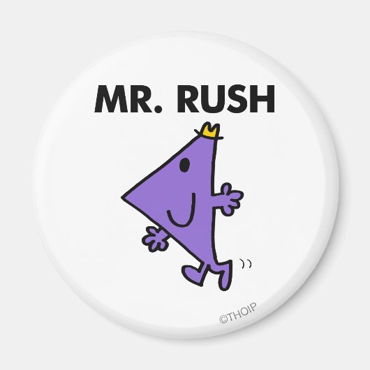 Herr Rush | Schnelles Tempo Magnet (Vorne)