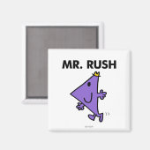 Herr Rush | Schnelles Tempo Magnet (Vorderseite/Rückseite)
