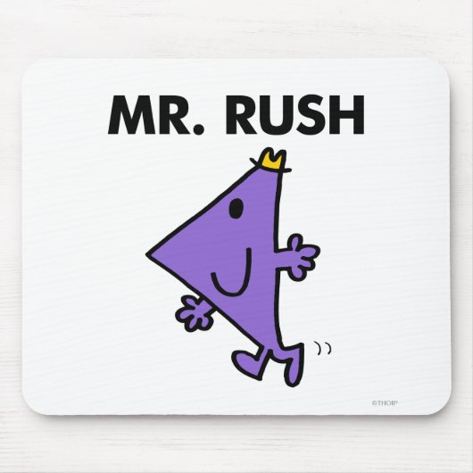 Herr Rush | Schnelles Tempo Mousepad (Vorne)