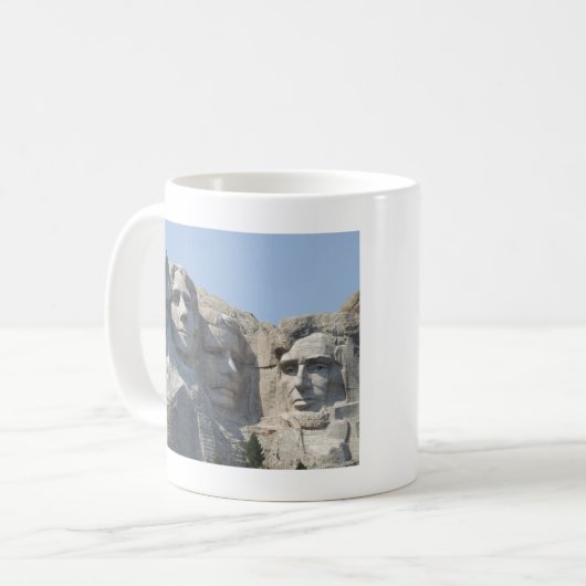 Herr Rushmore Kaffeetasse (Vorderseite Links)