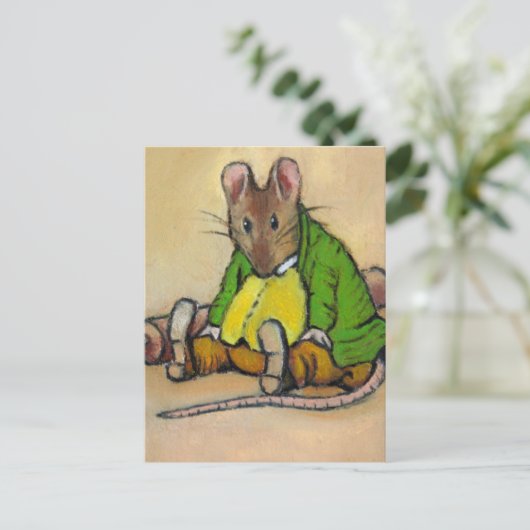 HERR SAMUEL WHISKERS, NACH BEATRIX POTTER POSTKARTE (Stehend Vorderseite)
