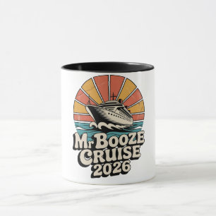 Herr Saufkreuzfahrt 2026 Retro Vintage Paare  Tasse