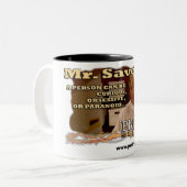 Herr Saver Mug Zweifarbige Tasse (Vorderseite Links)