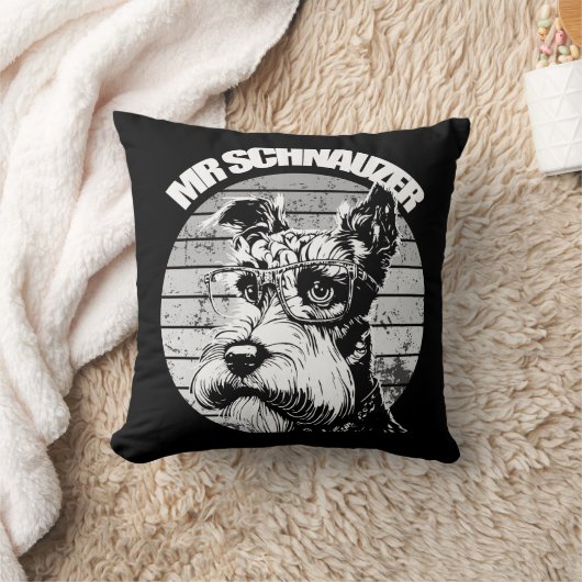 Herr Schnauzer Kissen (Decke)