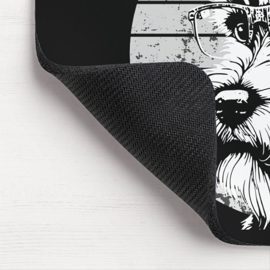 Herr Schnauzer Mousepad (Ecke)