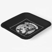 Herr Schnauzer Pappteller (Gewinkelt)