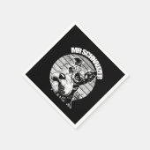 Herr Schnauzer Serviette (Ecke)