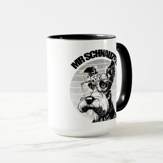 Herr Schnauzer Tasse (VorderseiteRechts)