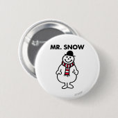 Herr Schnee | Klassische Pose Button (Vorne & Hinten)