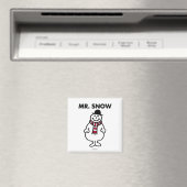 Herr Schnee | Klassische Pose Magnet (In Situ (Geschirrspüler))
