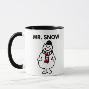 Herr Schnee Klassische Pose Tasse