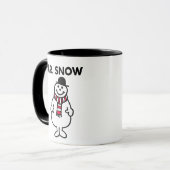 Herr Schnee | Klassische Pose Tasse (Vorderseite Links)