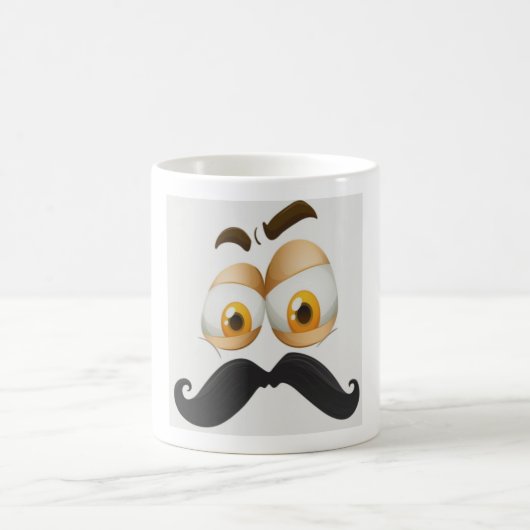 Herr Schnurrbart Kaffeetasse (Mittel)