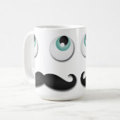 Herr Schnurrbart Kaffeetasse (Vorderseite Links)