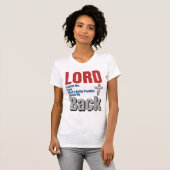 Herr schütze mich Christlicher Glaube Shirt Design (Vorne ganz)