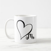 Herr Schwarzherz-Tasse Kaffeetasse (Links)