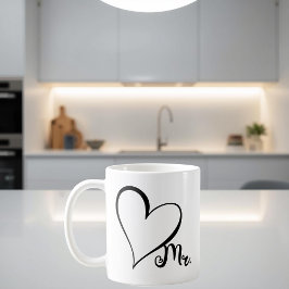Herr Schwarzherz-Tasse Kaffeetasse