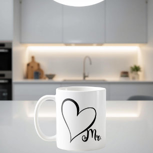 Herr Schwarzherz-Tasse Kaffeetasse