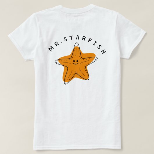 Herr Seestern T-Shirt (Design Rückseite)