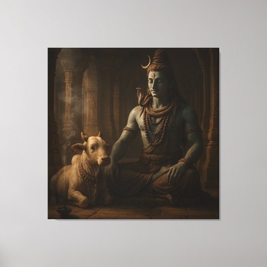 Herr Shiva Leinwanddruck (Vorderseite)