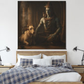 Herr Shiva Leinwanddruck (Insitu (Schlafzimmer))