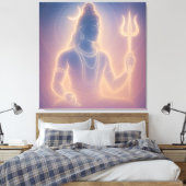 Herr Shiva Leinwanddruck (Insitu (Schlafzimmer))