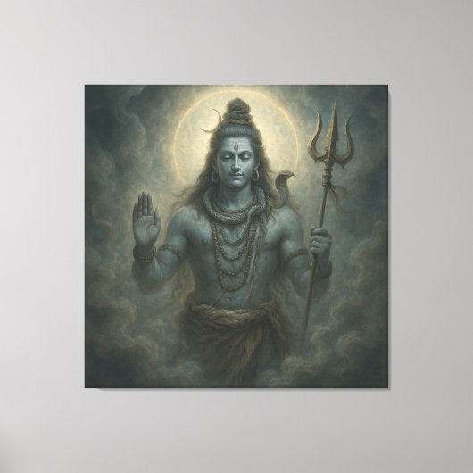 Herr Shiva Leinwanddruck (Vorderseite)