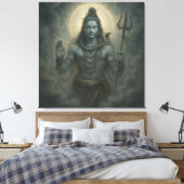 Herr Shiva Leinwanddruck (Insitu (Schlafzimmer))