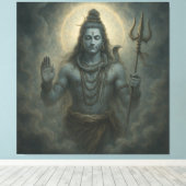 Herr Shiva Leinwanddruck (Insitu (Holzboden))