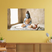 Herr Shiva Leinwanddruck (Insitu (Wohnzimmer))