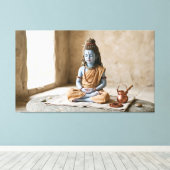 Herr Shiva Leinwanddruck (Insitu (Holzboden))