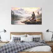 Herr Shiva Leinwanddruck (Insitu (Schlafzimmer))