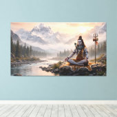 Herr Shiva Leinwanddruck (Insitu (Holzboden))