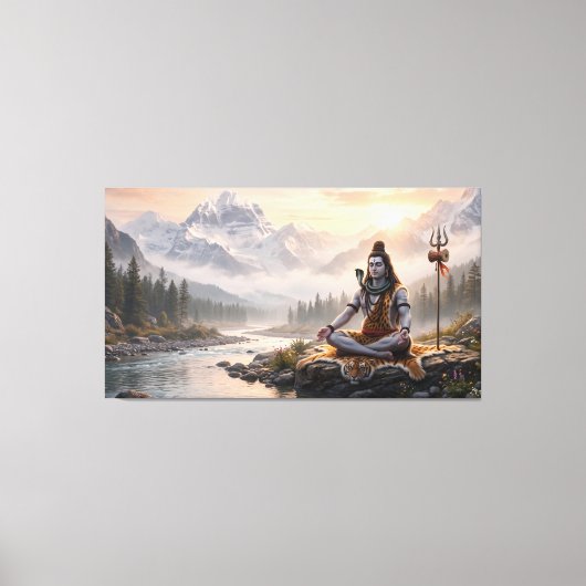 Herr Shiva Leinwanddruck (Vorderseite)