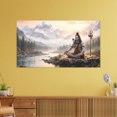Herr Shiva Leinwanddruck (Insitu (Wohnzimmer))