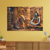Herr Shiva Leinwanddruck (Insitu (Wohnzimmer))