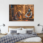 Herr Shiva Leinwanddruck (Insitu (Schlafzimmer))