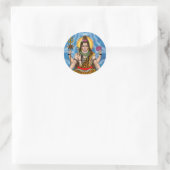 Herr Shiva  Runder Aufkleber (Tasche)
