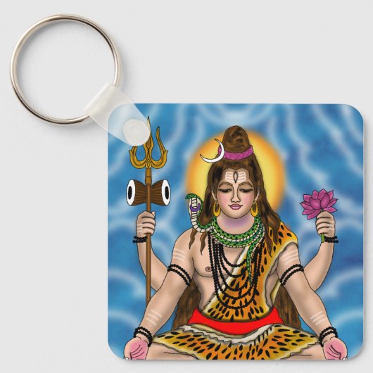 Herr Shiva Schlüsselanhänger (Vorderseite)