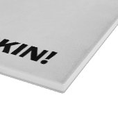 Herr sieht gut aus wie Glasschneidbrett kochen Schneidebrett (Ecke)