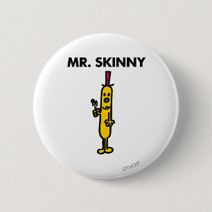 Herr Skinny   Erbse & Gabel Button