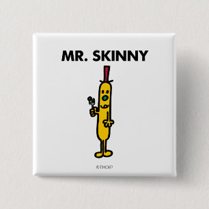 Herr Skinny Erbse & Gabel Button