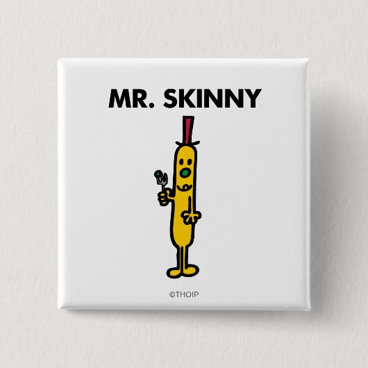 Herr Skinny | Pea & Fork Button (Vorderseite)