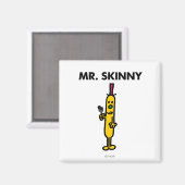 Herr Skinny | Pea & Fork Magnet (Vorderseite/Rückseite)